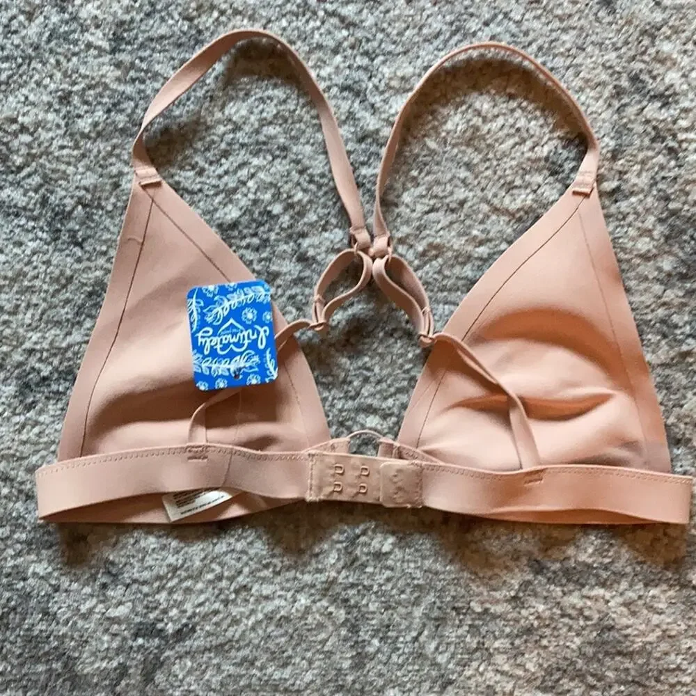 NWT Free People Oh Scuba Bralette Antique Shell Sz Small